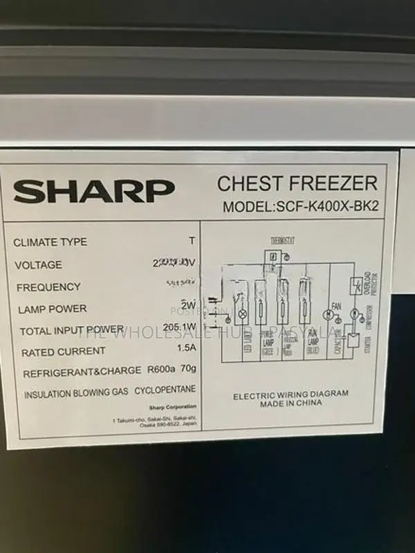 🚨🚨Sharp Freezer