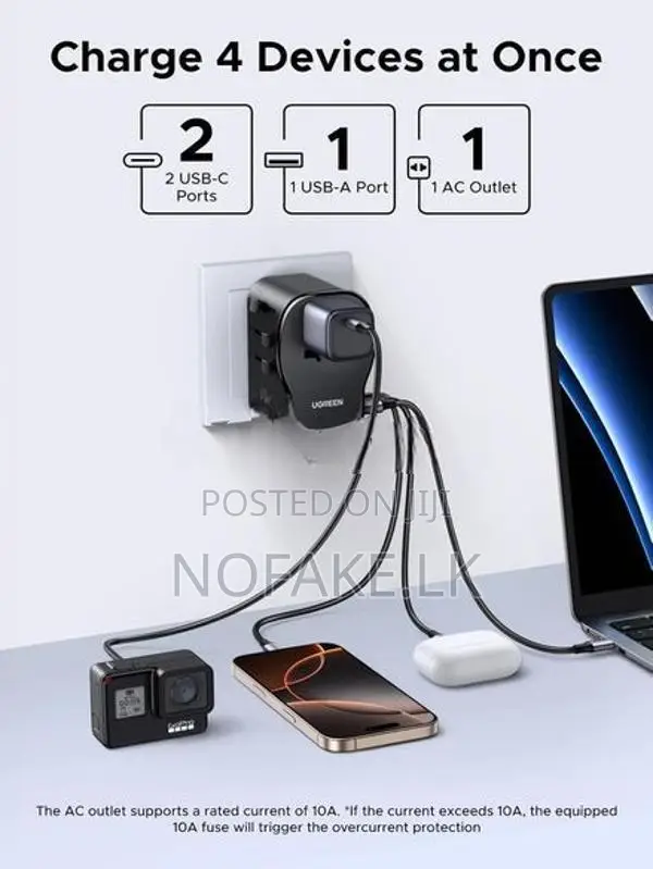 Ugreen 65W Universal Travel Adapter