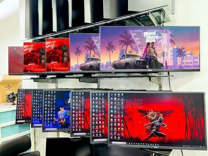 Monitor 17" 19'' 22" 23'' 24" 27'' 32" IPS|2K|Curved|Frameless|1080P|F