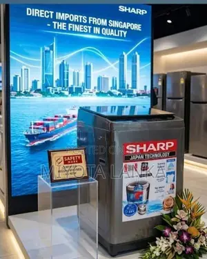 Sharp, Fully Automatic Washing Machine.
