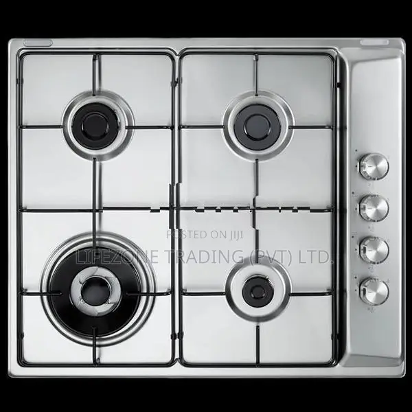 NEW 4 Gas Burners Built-in Cooker Hob (Silver)