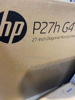 HP P27h G4 27’Inch frameless FHD Monitor