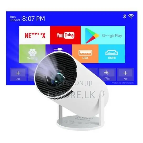 Mini Projector,HY300 Pro Smart Projector - EMORE