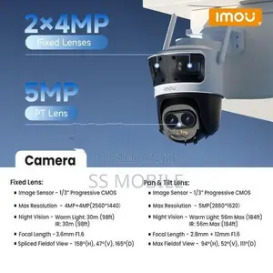 IMOU Cruiser Pano Z WIFI 3 Lens PTZ Camera