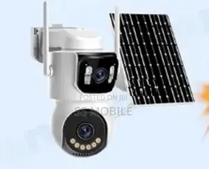 8MP 4G Solar Dual Lens Battery Camera PTZ Human Detection CCTV