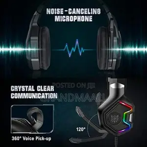K10 Pro Wired Gaming Headphones with Mic