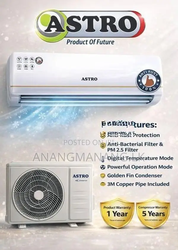 Astro 24000BTU Inverter Air Conditioner AC