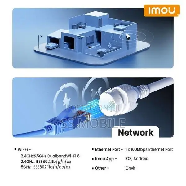 IMOU Cruiser WIFI 3 Lens PTZ Camera (3 Years War)