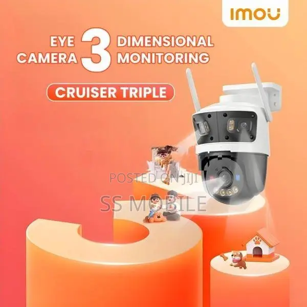 IMOU Cruiser WIFI 3 Lens PTZ Camera (3 Years War)