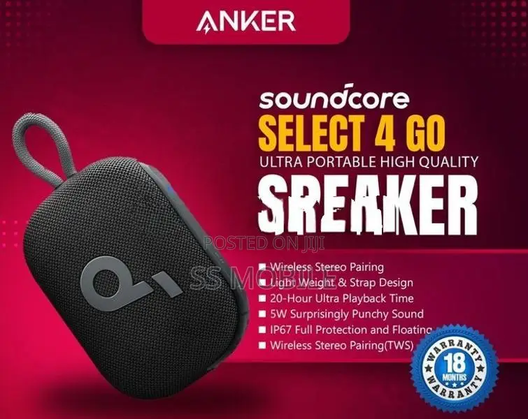 Anker Soundcore Select 4 Go Bluetooth Speaker
