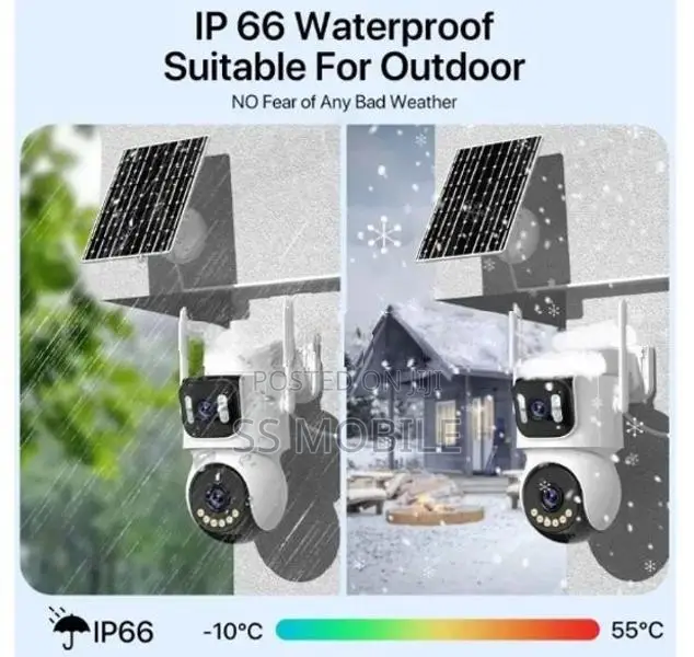 8MP 4G Solar Dual Lens Battery Camera PTZ Human Detection CCTV