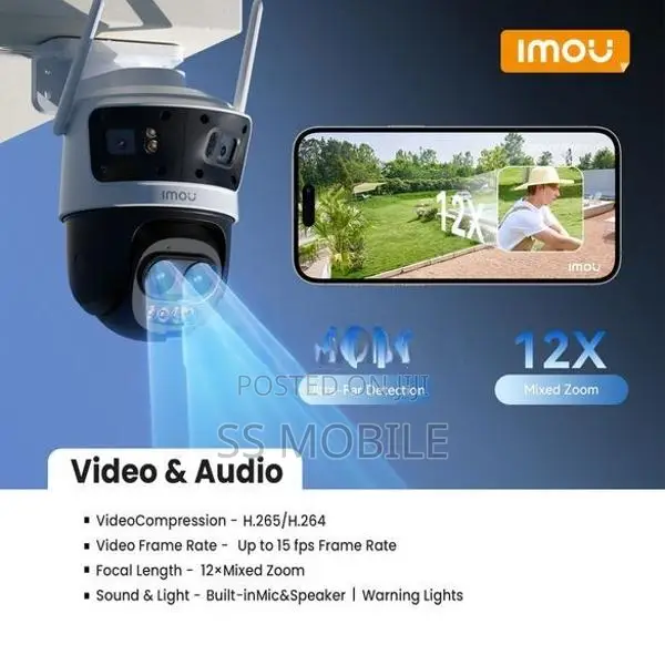 IMOU Cruiser Pano Z WIFI 3 Lens PTZ Camera