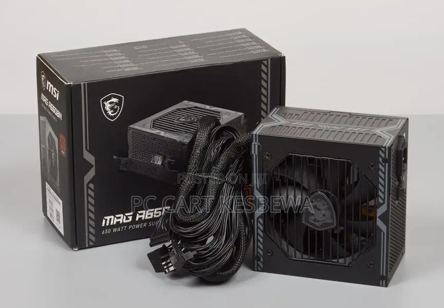 MSI MAG A650BN 650W 80 Plus Bronze Certified Power Supply