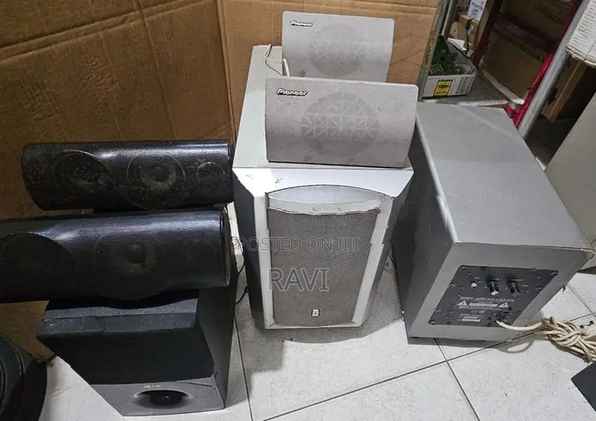 subwoofer, 2 speakers, Amp