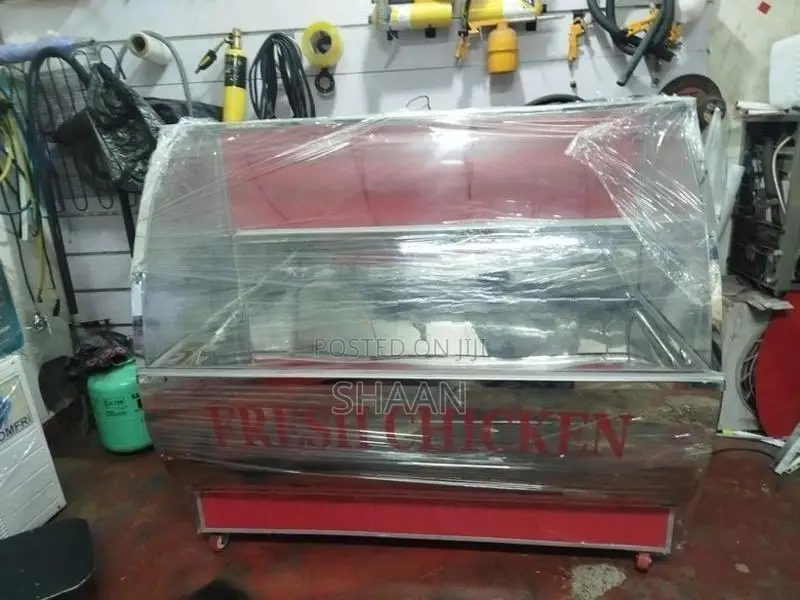 කුකුල් මස් සහ මාළු ශීතකරන. Chicken & Fish Display Coolers DPH343SS