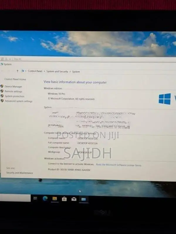 DELL I5 6GEN LAPTOP (15.6 /256GB SSD /8GB)