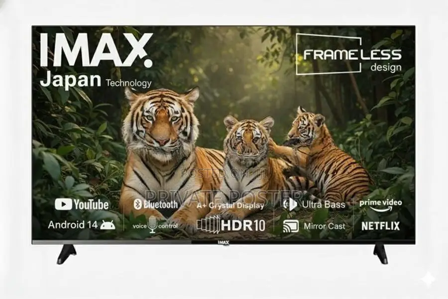 New IMAX (JAPAN) 50" Android 14 4K Smart LED TV +Voice Control