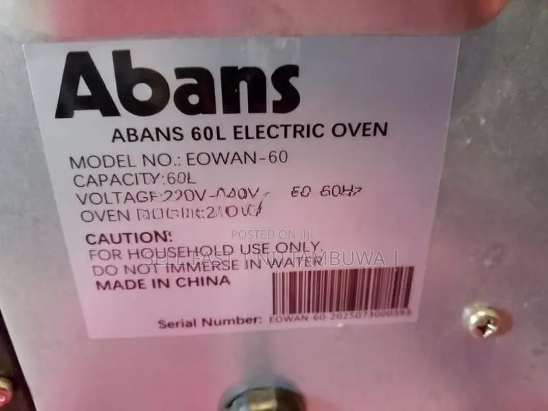 ABANS 60 L ELECTRONIC OVEN