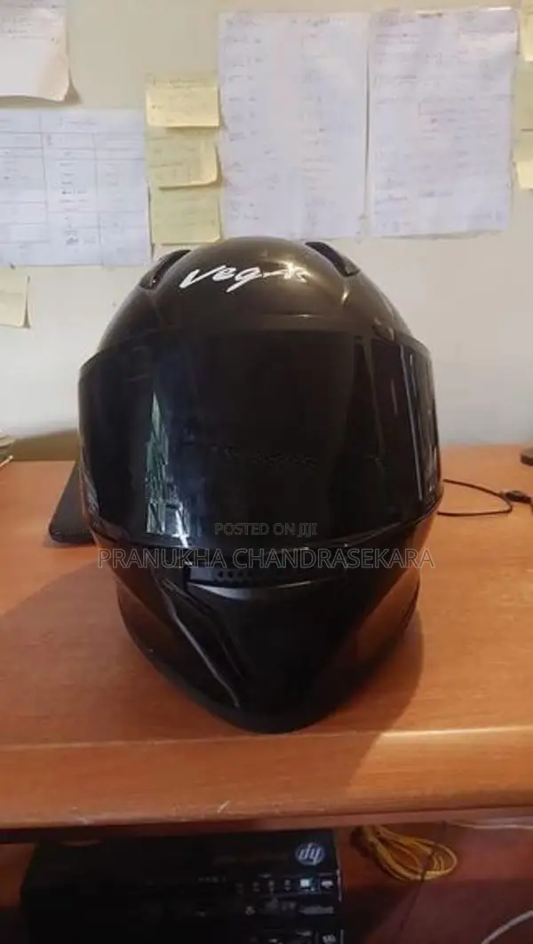 Vega Full Face Helmet (Black)