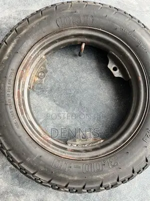 TVS Scooty Pep Rear Tyre + Rim