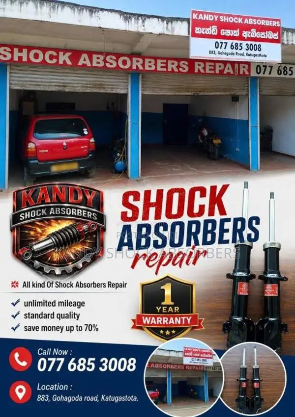 SuzukiAltoFrontShockAbsorbersWith1YearWarranty for Car