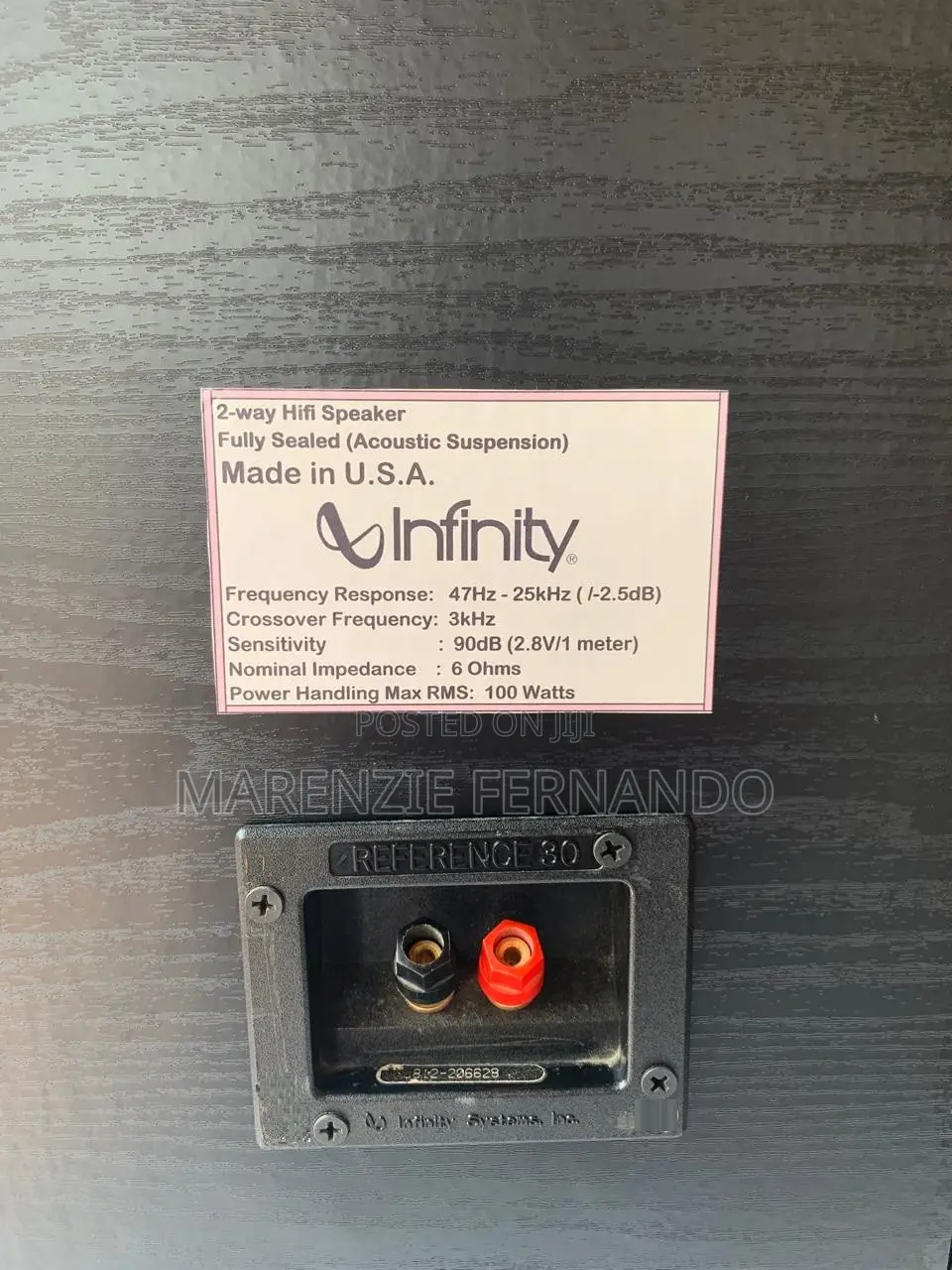 Infinity Reference 30 Floor Standing Speaker