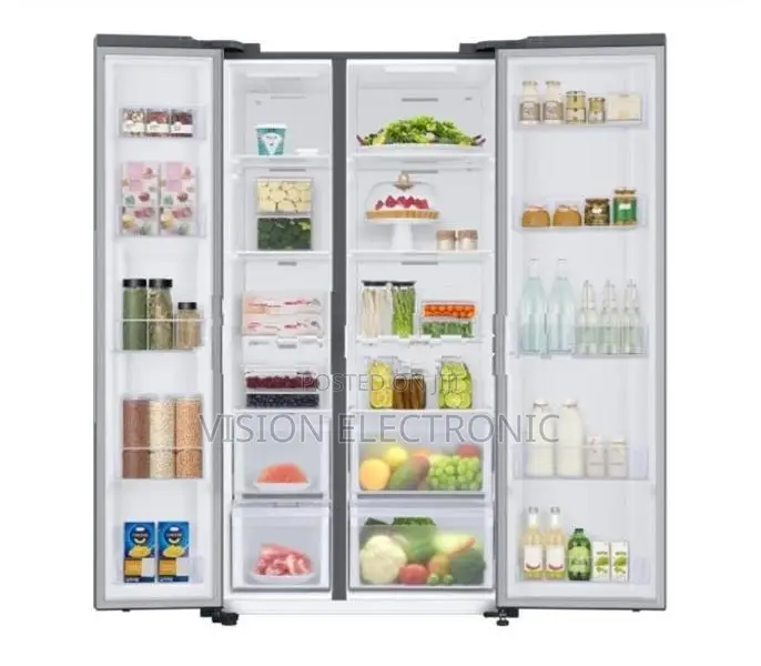 Samsung Refrigerator - Inverter 653L, Convertible 5 In 1 Side-By-Side