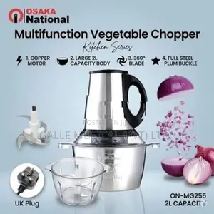 Osaka National Multifunction Vegetable Chopper – 2L Stainless Steel