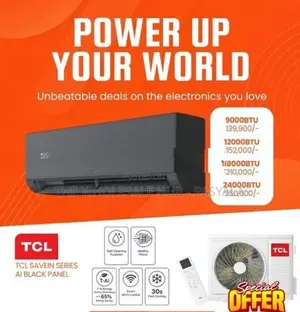 TCL Inverter Black Panel 12k