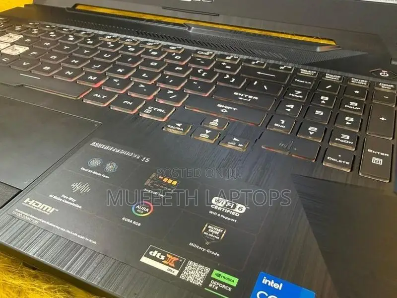 Asus Tuff Gaming i5 11Gen H processor 16/512GB RTX VGA