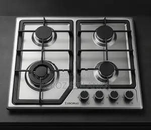 Euromax 4Burner Gas Cooker Stainless steel