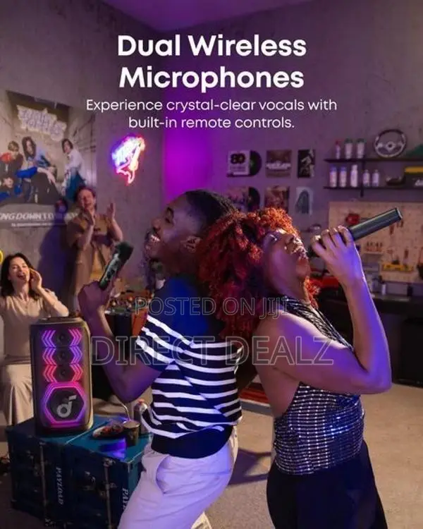Anker Soundcore Rave 3S with Dual Wireless Mic