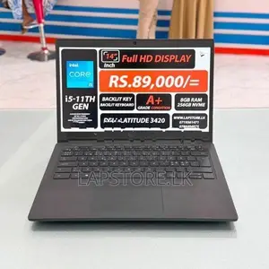 Dell Latitude 3420 intel Core i5-11th Gen|8GB RAM|256GB Nvme SSD Lapto