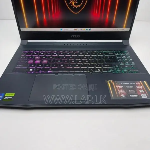 MSI Core i7 14650HX–14th GEN NVIDIA RTX 8GB VGA 16GB DDR5 RAM 512GB NV