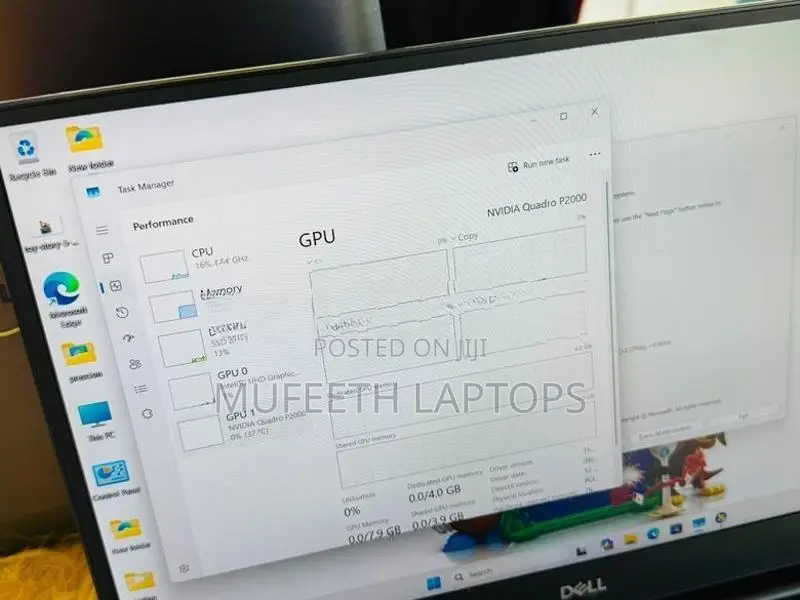Dell i7 8Gen H Processor 8/256GB 4GB NVIDIA 15.6”FHD