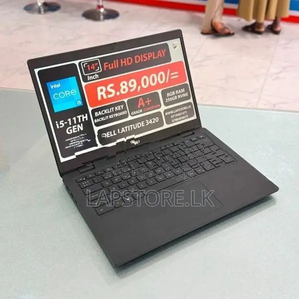 Dell Latitude 3420 intel Core i5-11th Gen|8GB RAM|256GB Nvme SSD Lapto
