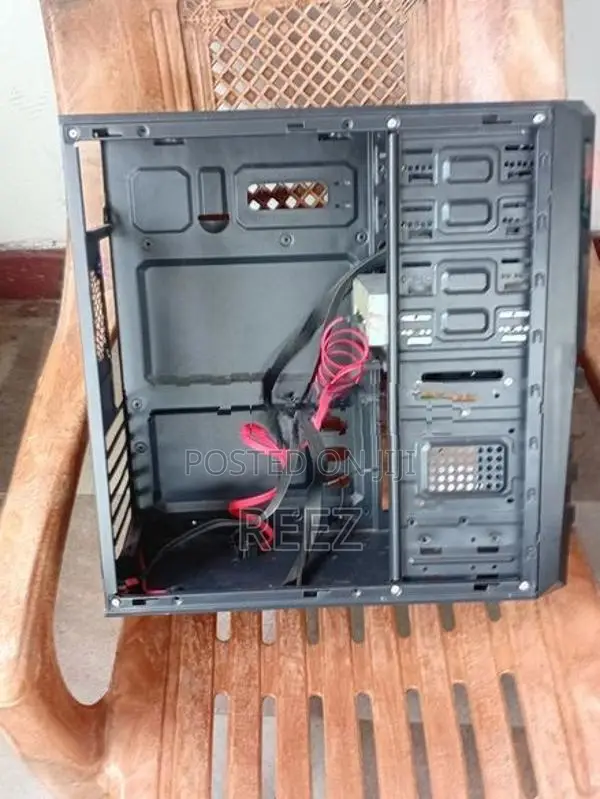 Gaming PC casing with accessories
