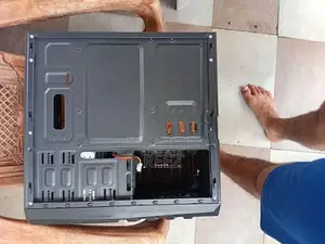 Gaming PC casing with accessories