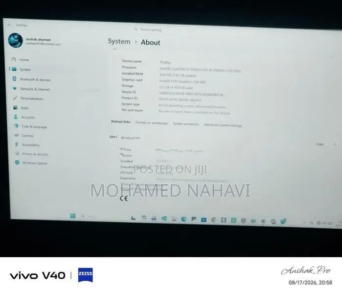 HP 15S Laptop