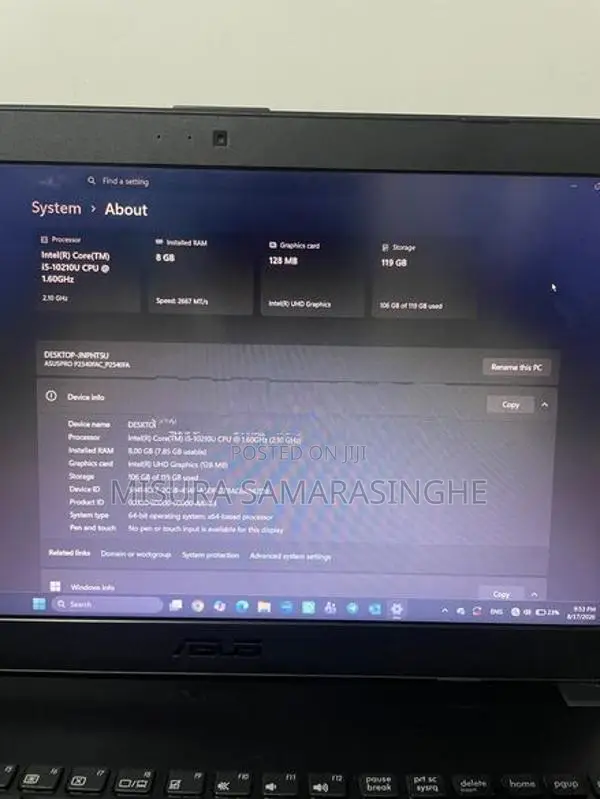 Asus I5 10 Th Gen Laptop