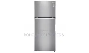 LG 340L Inverter Double Door Refrigerator - Shiny Steel GL-M380BPZI