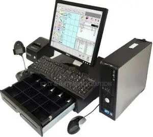 POS Cashier Billing System Full Set Budget Package With Barcode Printe