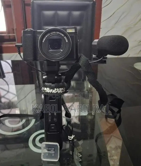 NEW AGFAPHOTO 4K Vlogging Camera – 48MP 5X Optical Zoom Full Kit