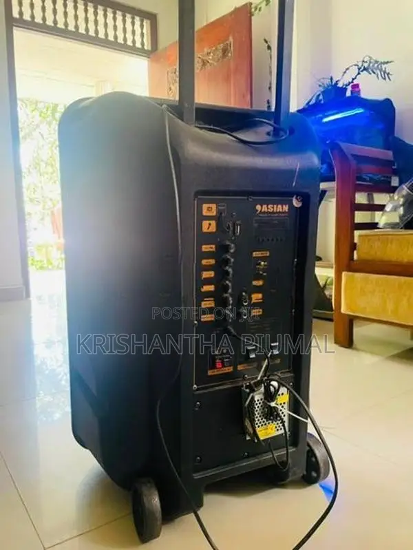 ASIAN 1200W HIGH POWER TROLLEY SPEAKER