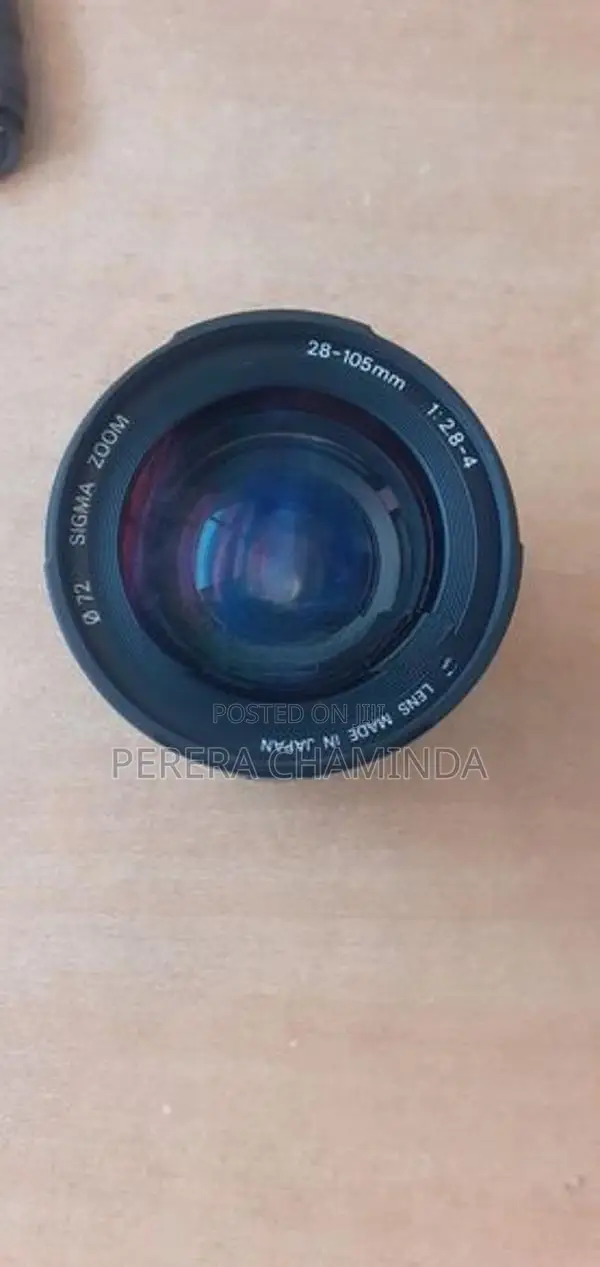 USED SIGMA ZOOM CAMERA LENS