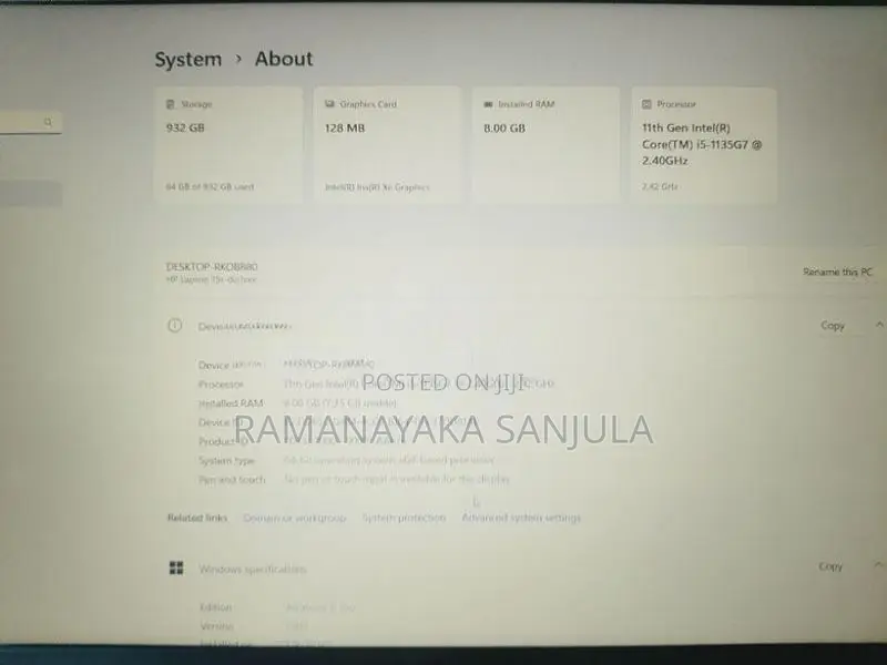 Laptop HP i5