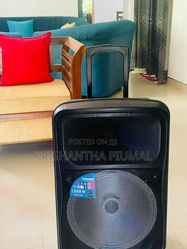 ASIAN 1200W HIGH POWER TROLLEY SPEAKER