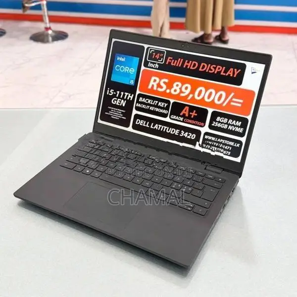 Dell Latitude 3420 Core i5-1145G7 11th Gen|8GB DDR4|256GB NVMe|Backlit
