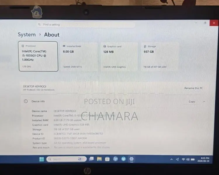 HP i5 10th Gen