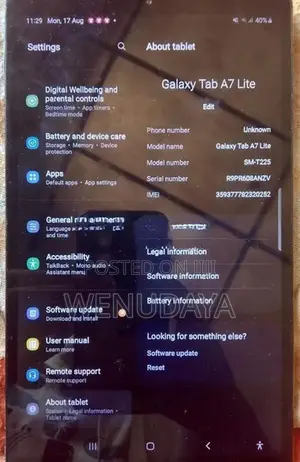 Samsung Galaxy A7 Lite Tablet